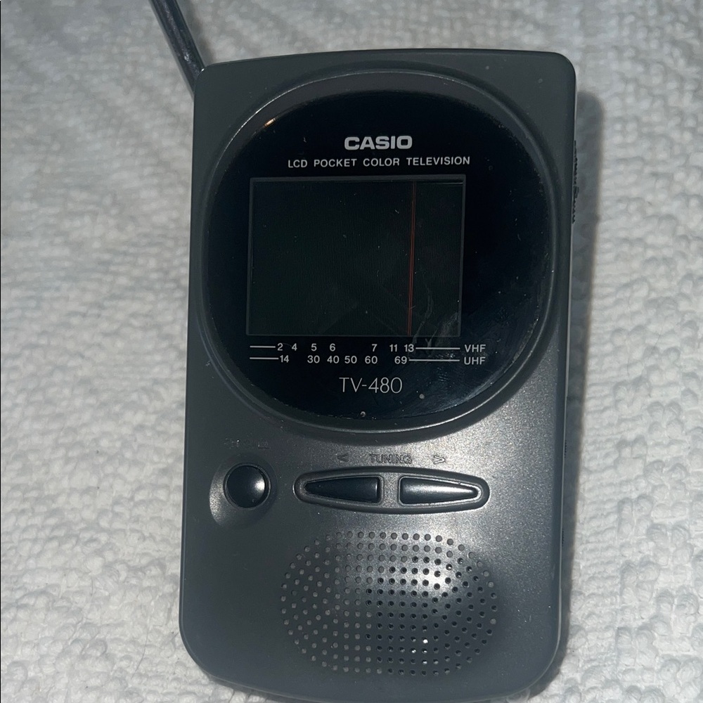Vintage Casio LCD Pocket Color Portable  TV